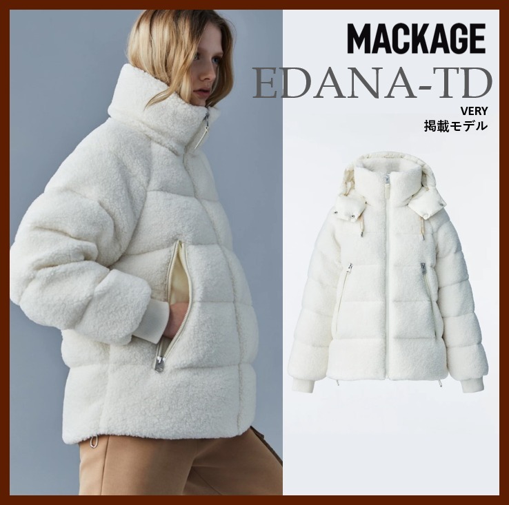 SALE価格【Mackage】タキマキさん着用☆EDANA-TD テディーダウン