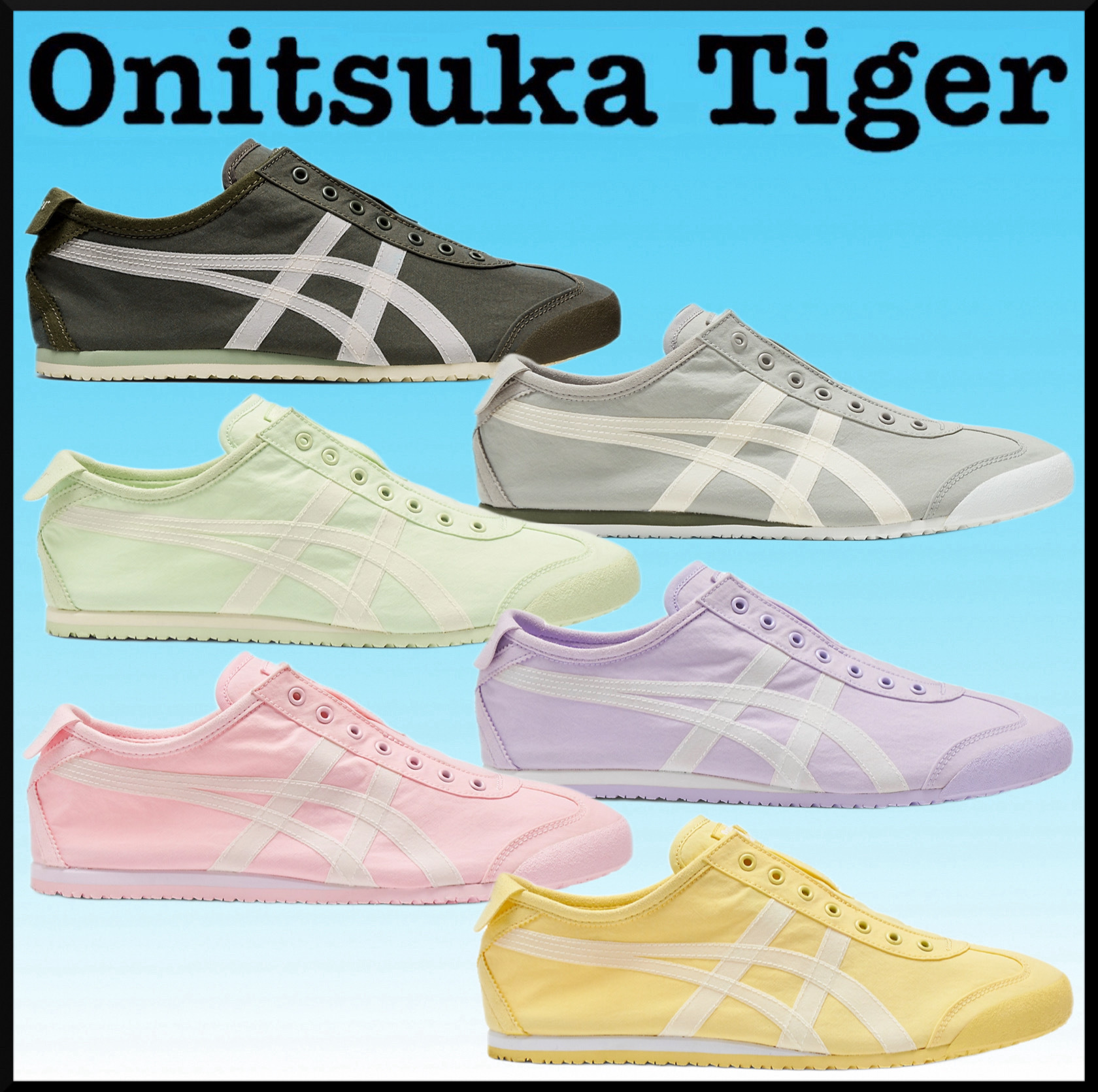 人気★onitsuka tiger MEXICO 66 SLIP-ON★UNISEX ギフトに最適