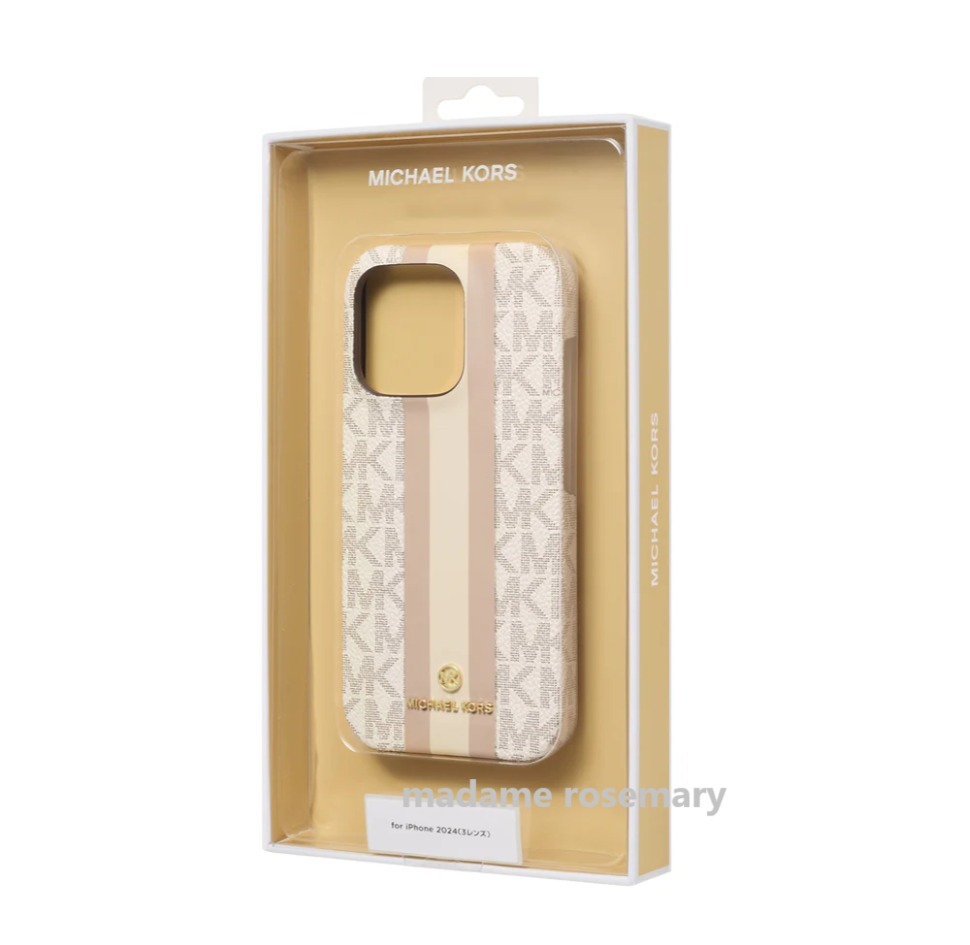【Michael Kors】マイケルコースiPhone16/16ProSLIM WRAP CASE