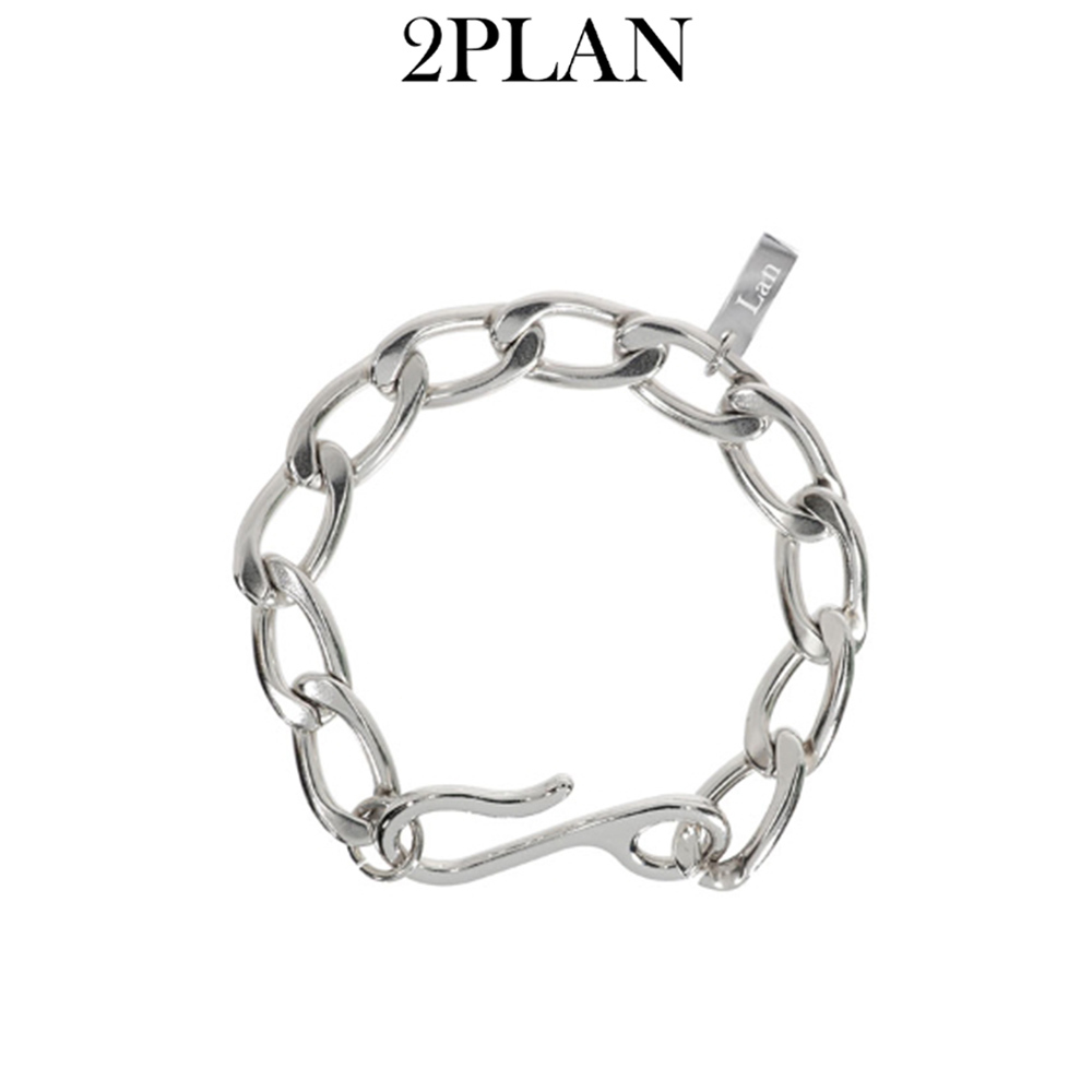 【2plan】24FW★ [LAN ARCHIVE] Hook Surgical Chain Bracelet