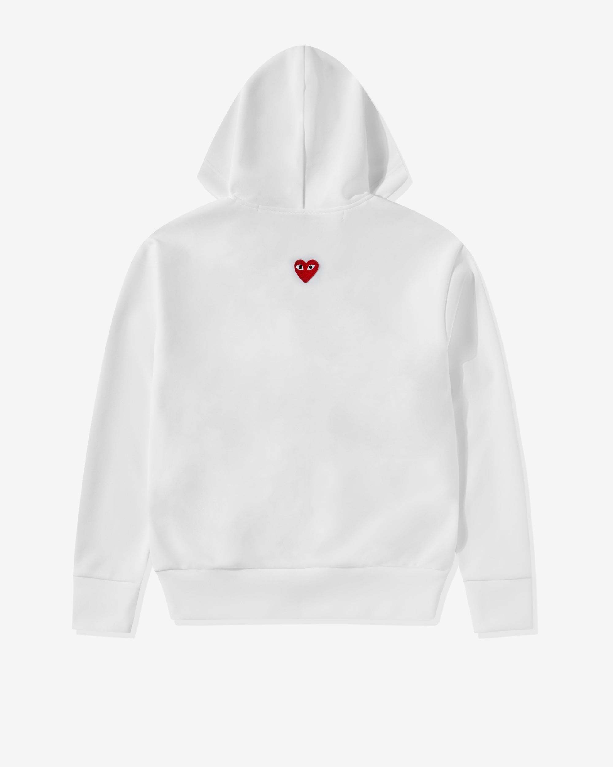 Play Unisex Reverse Red Heart Zip Hoodedパーカー