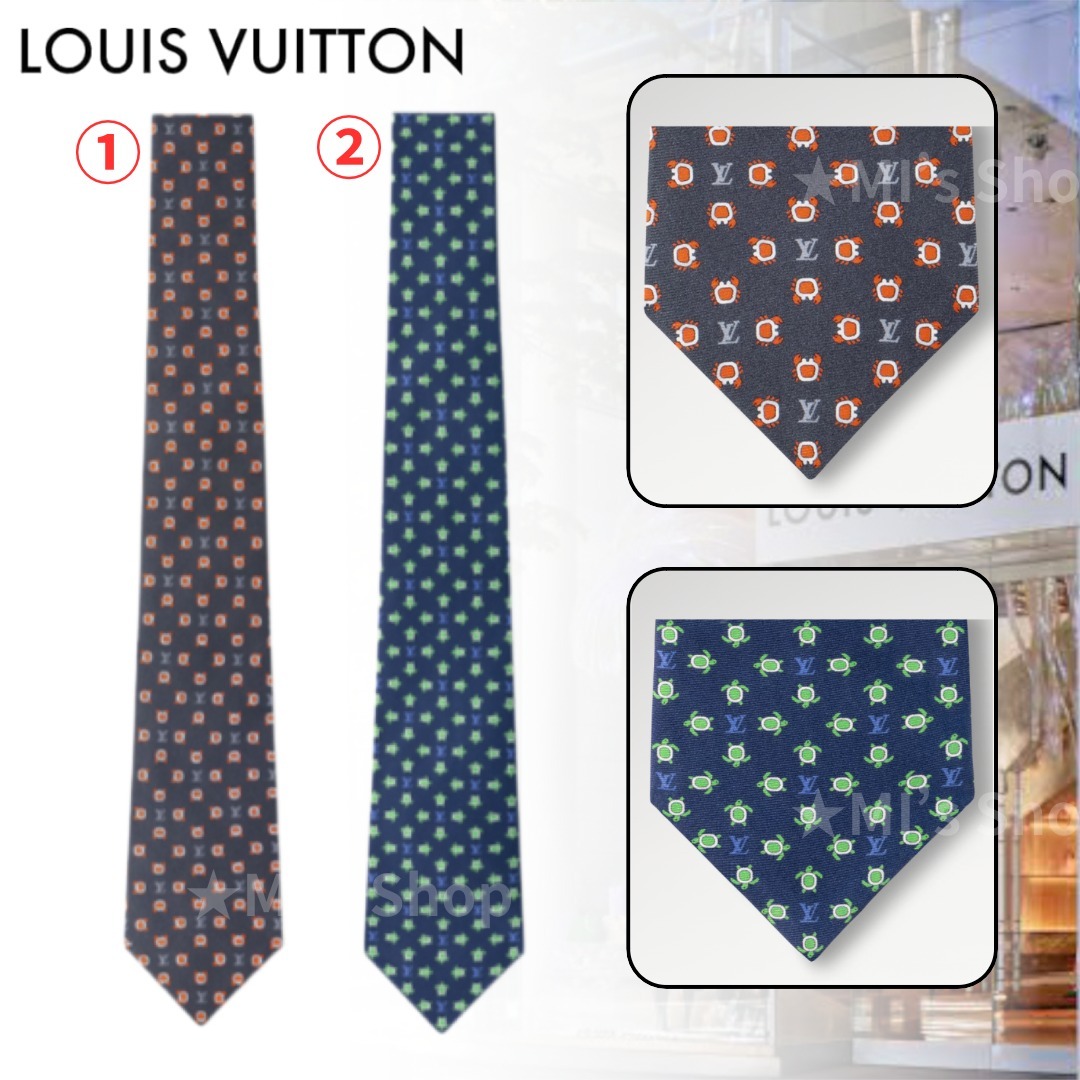 【すぐ届く/遊び心溢れるデザイン♪】Louis Vuitton ネクタイ 