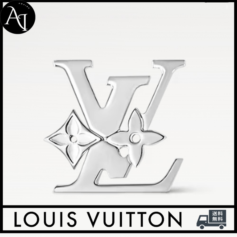 [SALE]ヴィトン Vuitton ブローチ・モノグラム ロウ