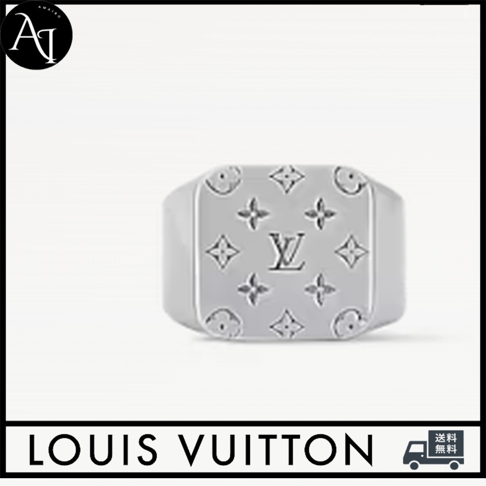 [SALE]ヴィトン Vuitton リング・LV モザイク シグネット