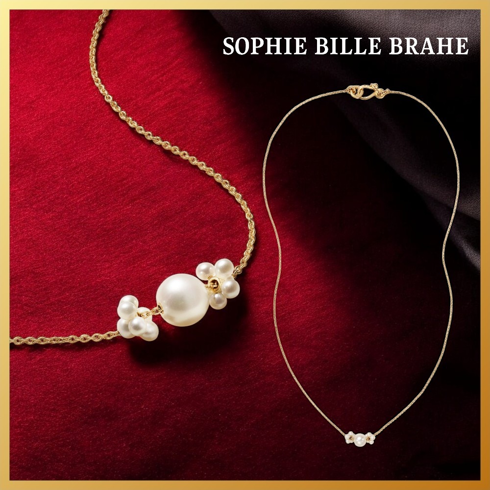 【SOPHIE BILLE BRAHE】14Kゴールド パール ネックレス