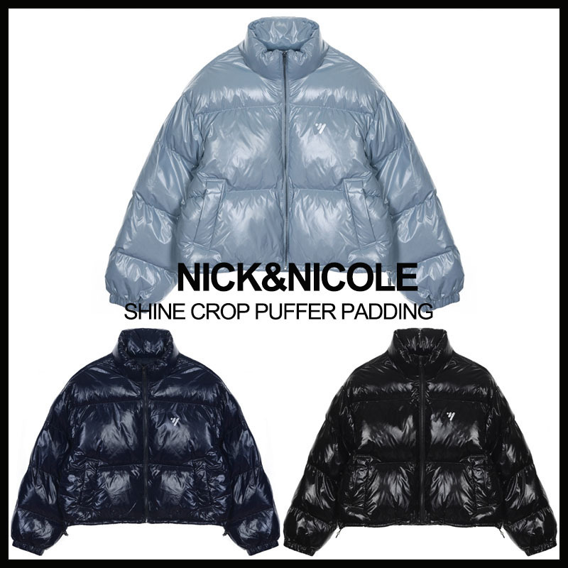 【NICK&NICOLE】SHINE CROP PUFFER PADDING