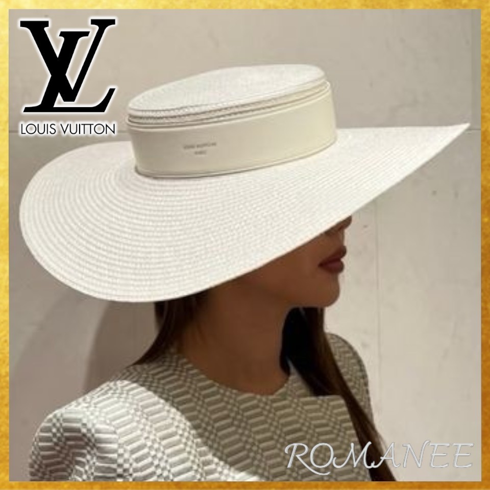 新規購入 お出かけに♪【Louis Vuitton】ハット・ストロー ボクシー 帽子