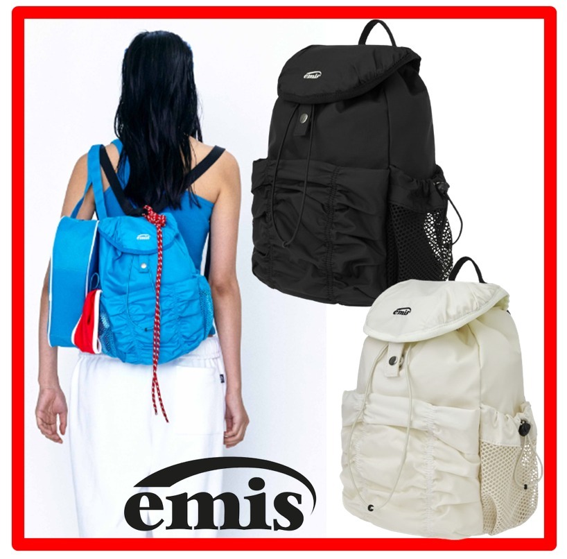 ☆韓国の人気☆【EMIS (エミス)】☆SHIRRING BACKPAC.K☆