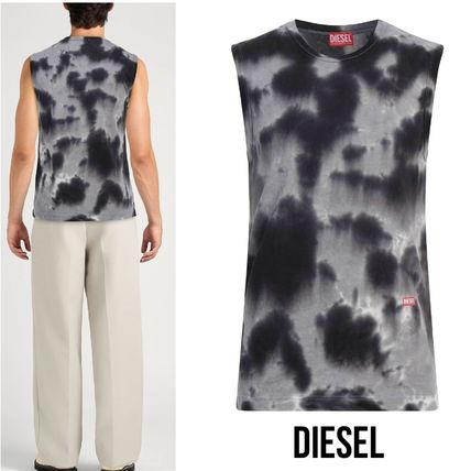 関税負担なし◆DIESEL◆メッシュ ノースリーブフーディー ロゴ ノースリーブ DIESEL(ディーゼル) メンズ - 海外通販のBUYMA