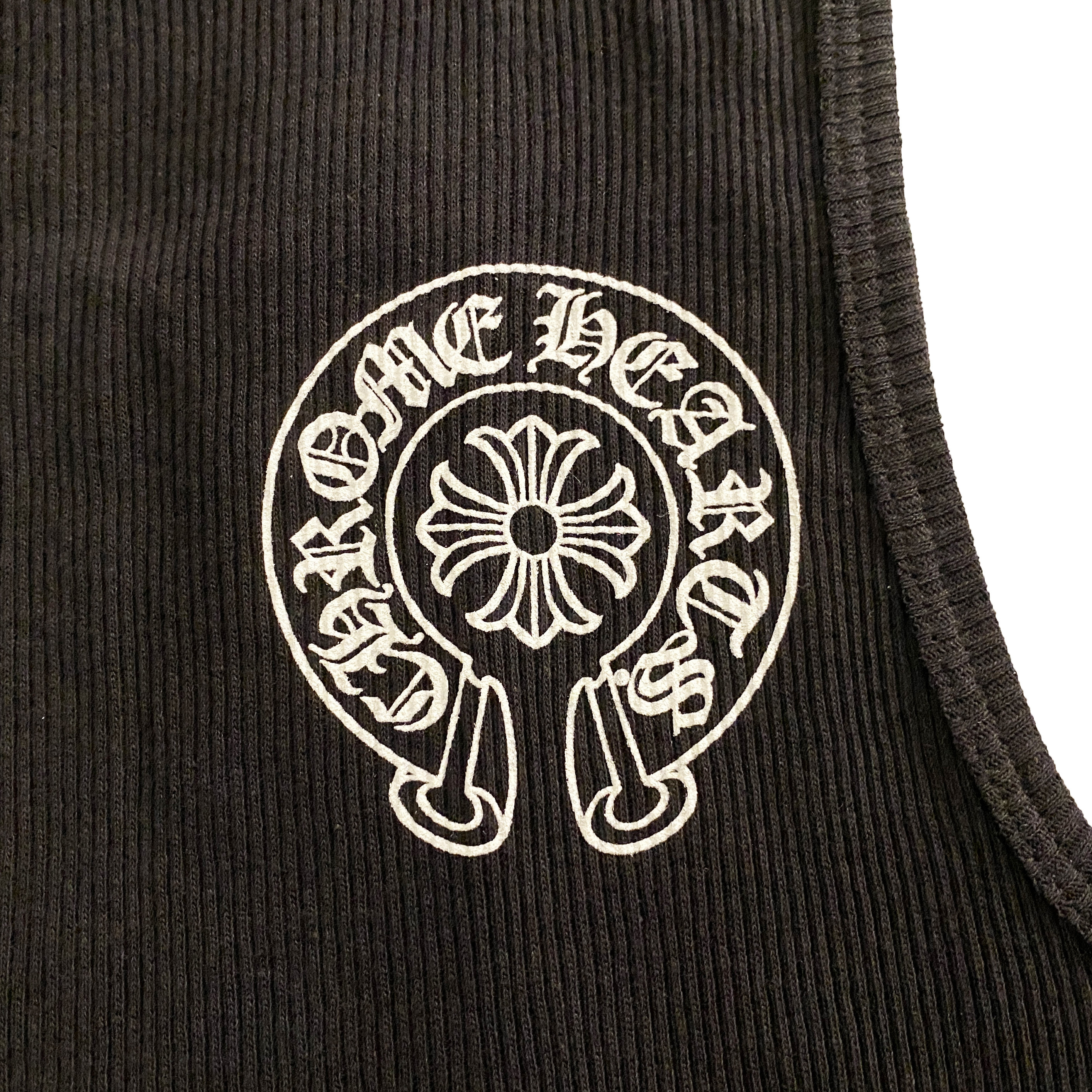 ＼半額SALE／ CHROME HEARTS タンクトップ U リブ キャミソール ホースシュー トップス