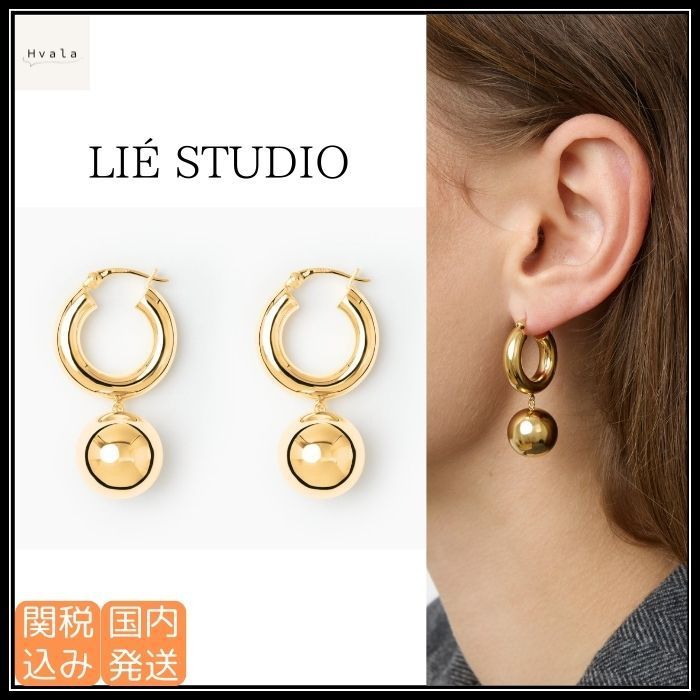 LIE STUDIO Marie ピアス ゴールド 関税送料込み リエスタジオ