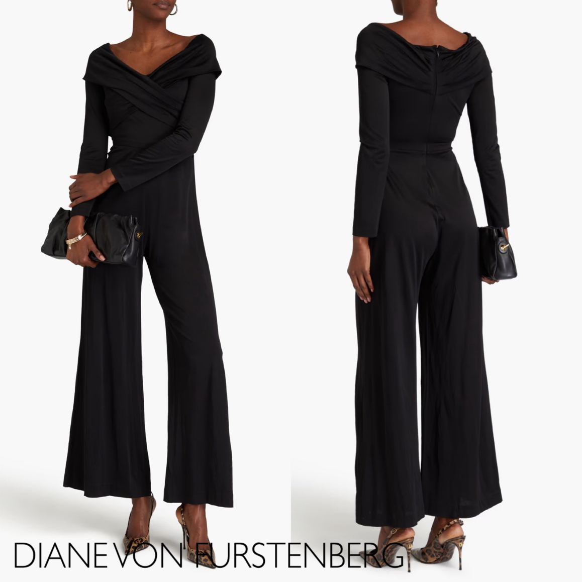 クロスオーバー★ジャンプスーツ★ DIANE VON FURSTENBERG