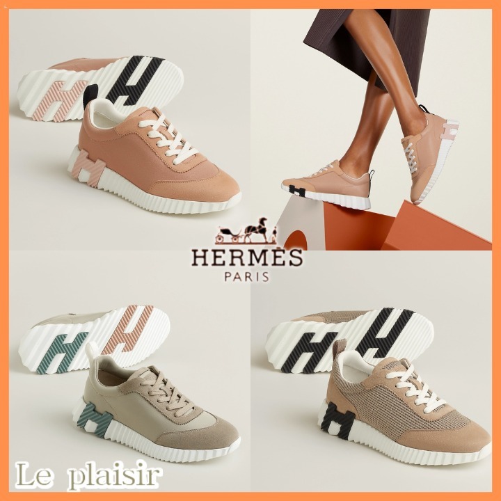 《爽やかなカラー展開♡》HERMES バウンシング スニーカー