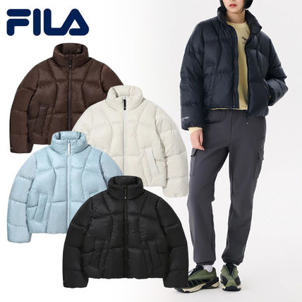 FILA(フィラ)★LADYS_ショートペディンジャケット_2色 FILA コート アウター フィラ ワンポイントロゴ中綿ショート丈