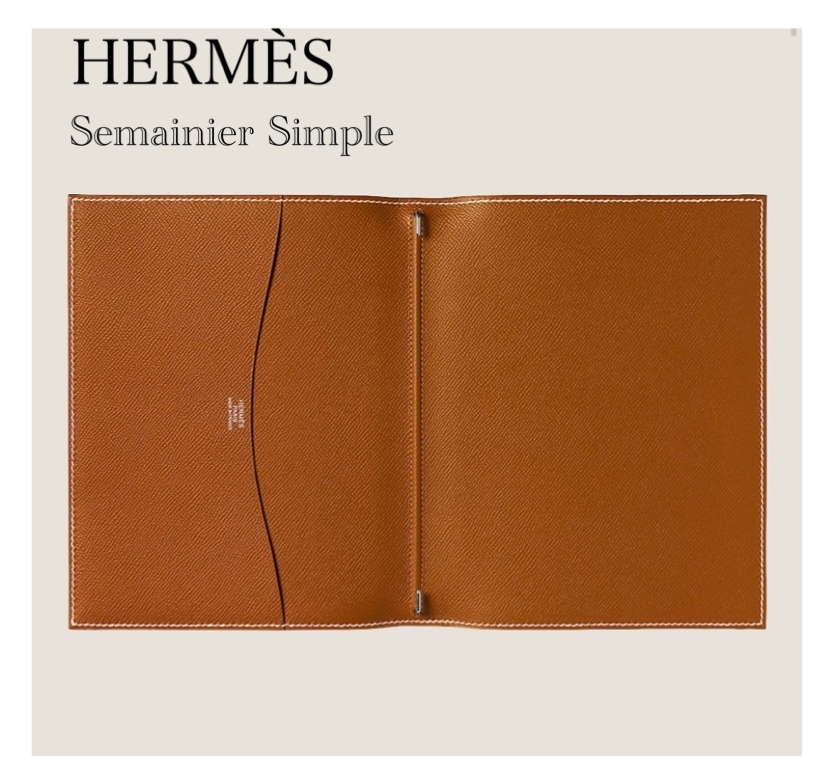 ◇HERMES アジェンダカバー Semainier Simple