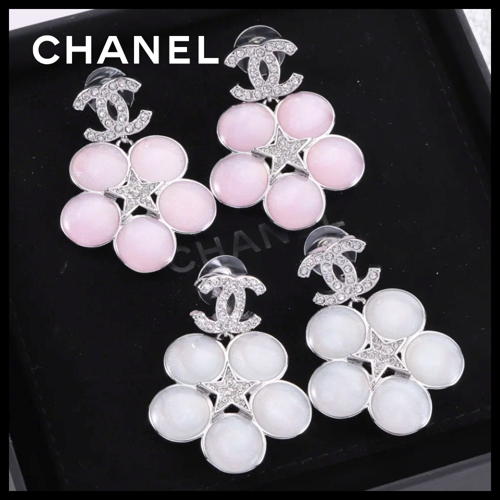 おしゃれ☆25p】CHANEL ピアス 星 CCマーク