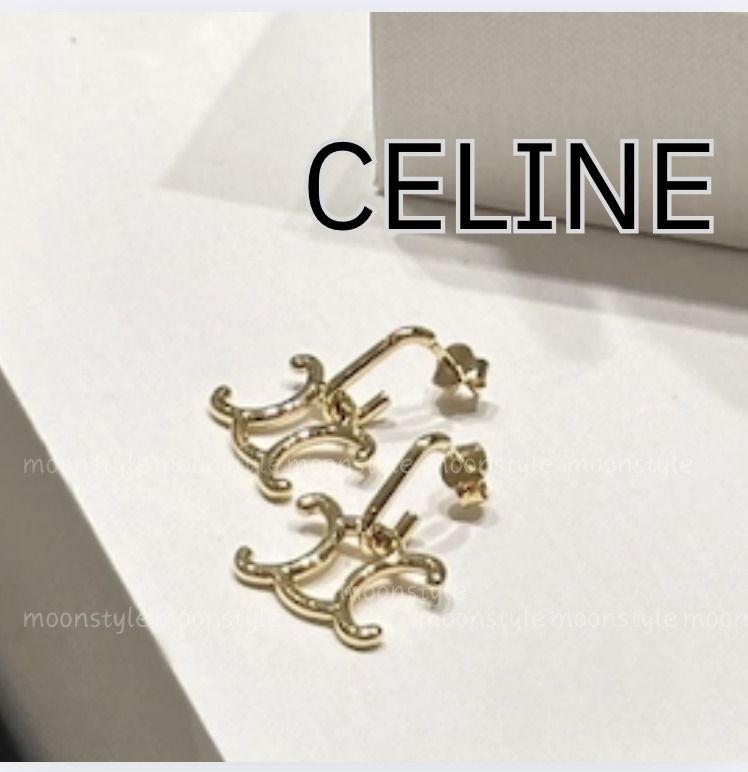 CELINE セリーヌ★トリオンフ ロックピアス