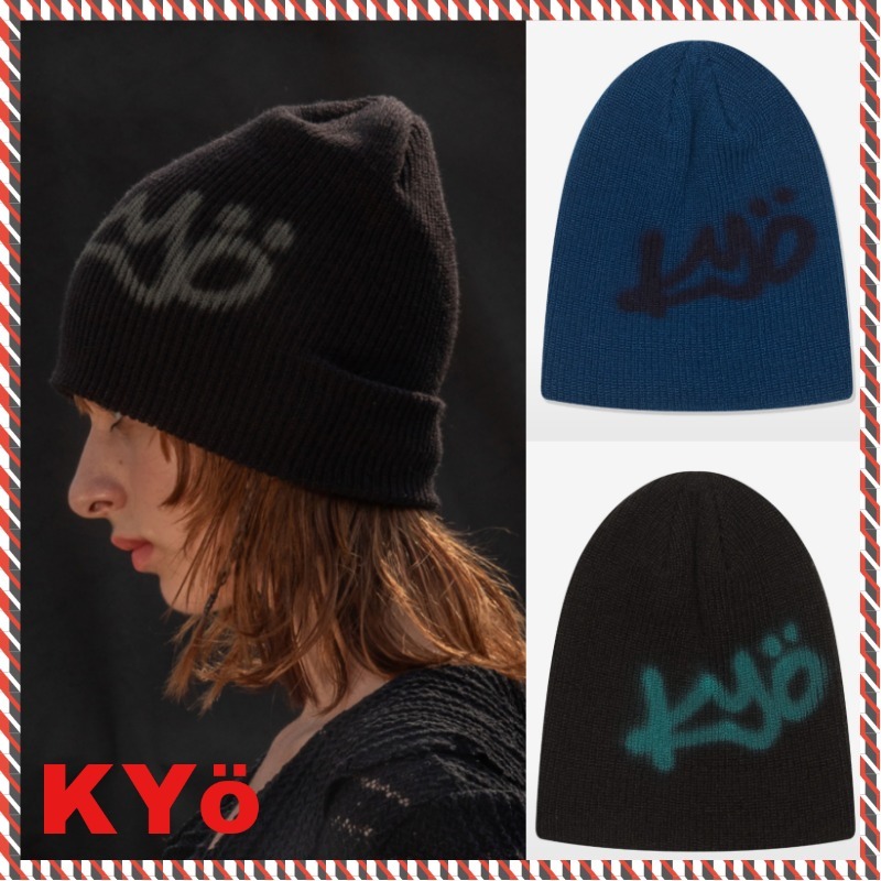 【kyo】airbrush beanie ビーニー