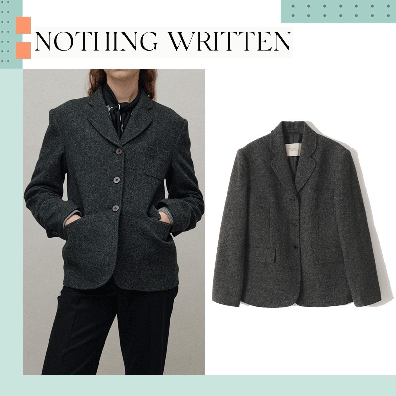 NOTHING WRITTEN ♥ Bioni wool jacket /追跡付