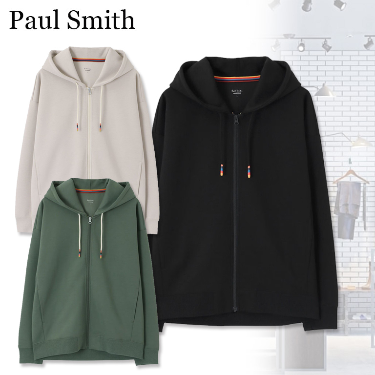 【Paul Smith】ジップアップパーカー Rabbit Fields Paul Smith ポール・スミス パーカー Rabbit Fields スウェット