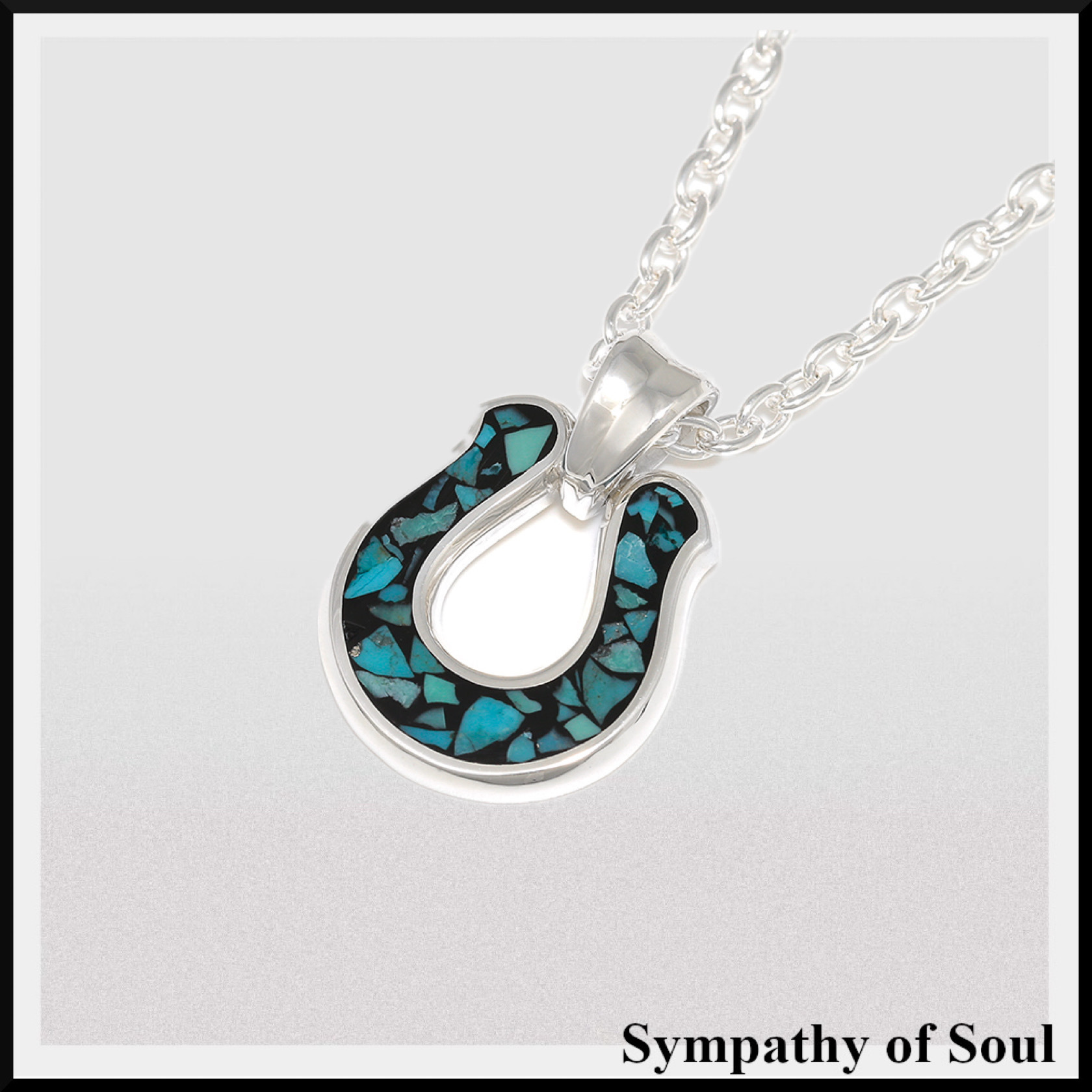 人気★Sympathy of Soul Horseshoe Inlay Necklace ネックレス