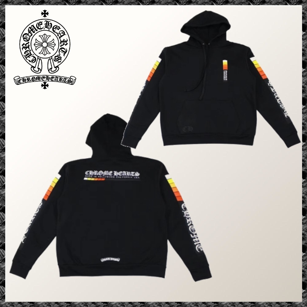 CHROME HEARTS◆ブースト フード パーカー フーディ ブラック 黒