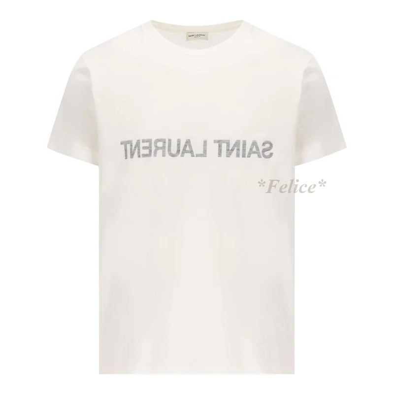 SAINT LAURENT ◆ コットン リバースTシャツ