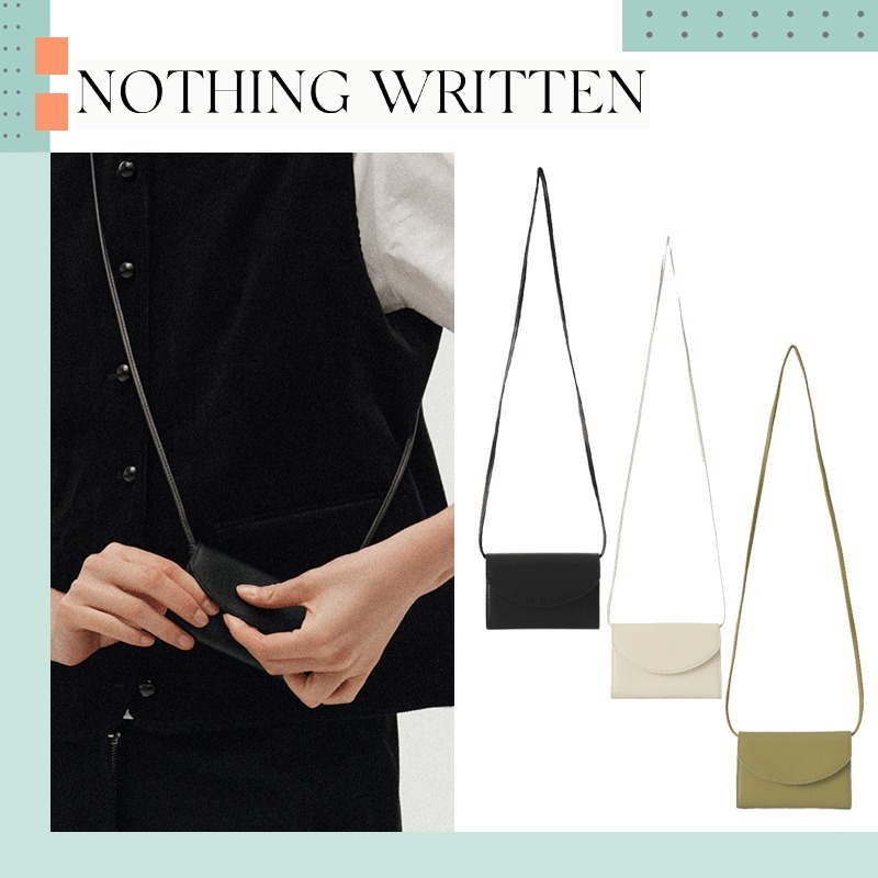 NOTHING WRITTEN ♥ Leather card holder /追跡付