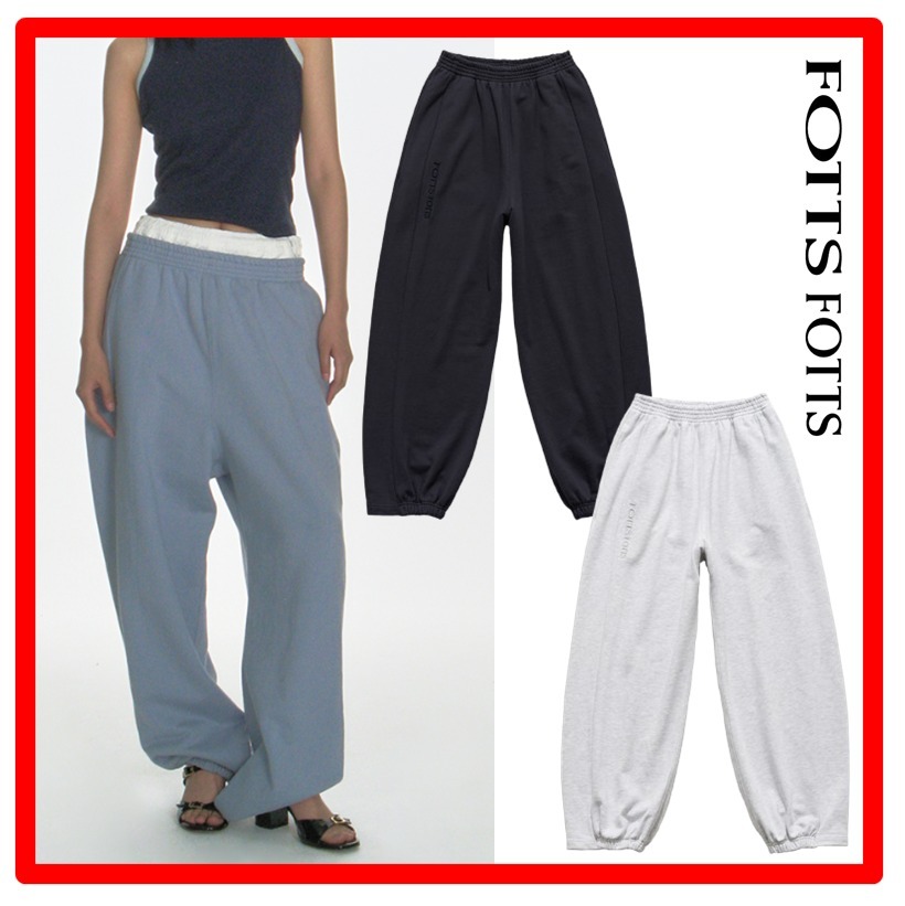 ☆韓国の人気☆【FOTTSFOTTS】☆CUTAWAY SWEATPANTS☆パン.ツ☆
