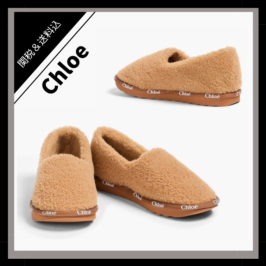*CHLOE* Woody ムートン バックレスシューズ