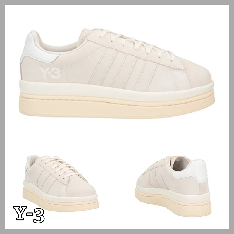 【Y-3】Hicho Cream White レザー スニーカー 送料・関税込み