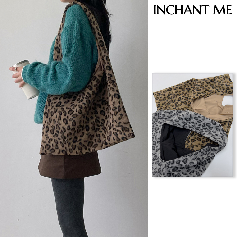 【INCHANT ME】Leopard Songchi Shoulder Bag