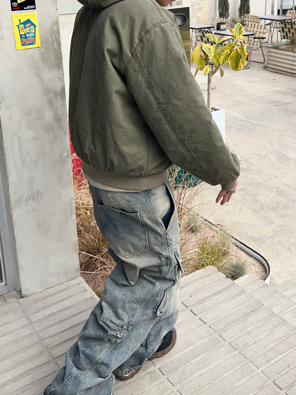 【KOOLOSET】Dynamic Rivet Cargo Denim KOOLOSET】Dynamic Rivet Cargo Denim (デニム・ジーパン