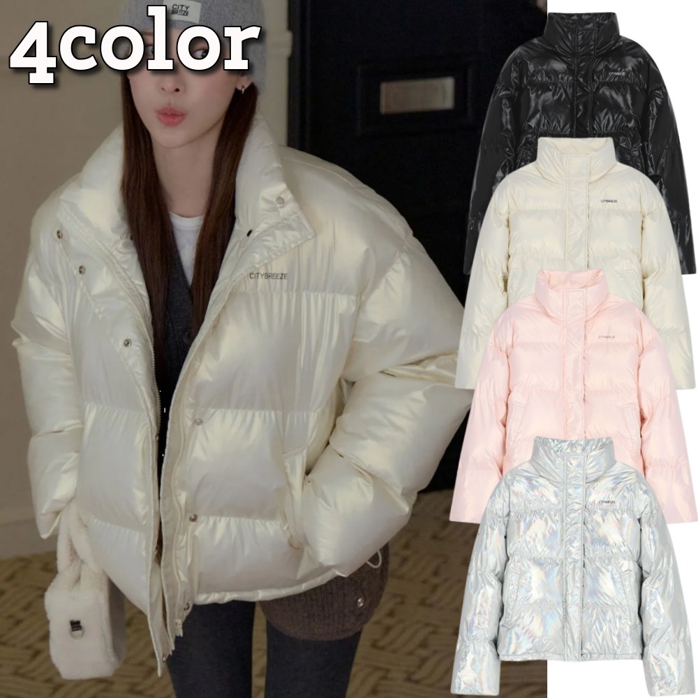 citybreeze★韓国★人気 Essential City Crop Padded Jumper 4色
