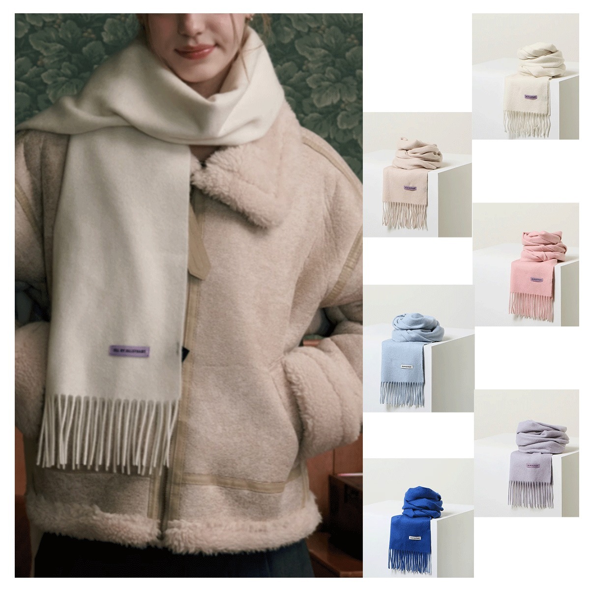 マフラー・ストール JILLSTUART wool cashmere muffler 4BNY424