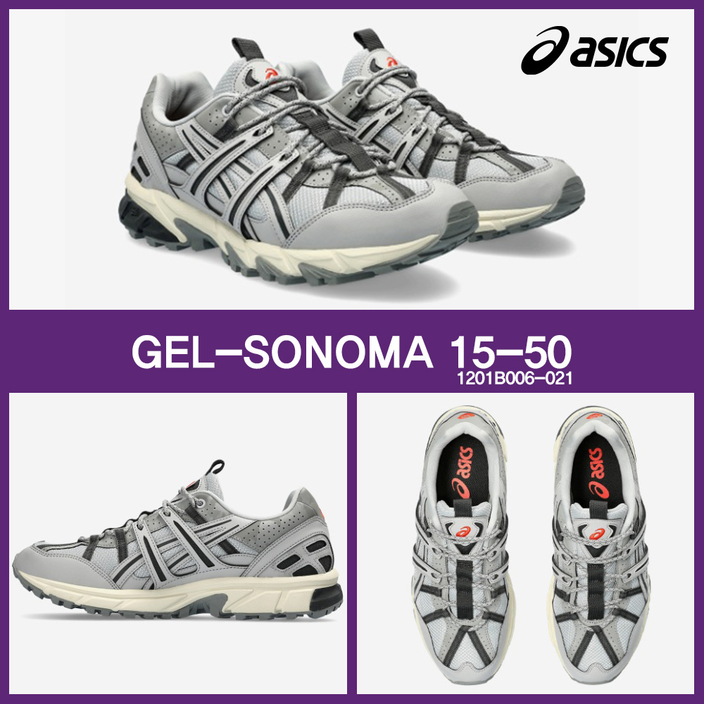 ★ASICS★ASICS GEL SONOMA 15-50 CEMENT GRAPHITE GREY★