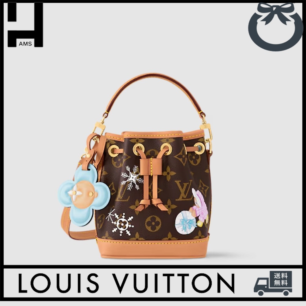 [SALE]ヴィトン Vuitton ナノ・ノエ アズール フロスト