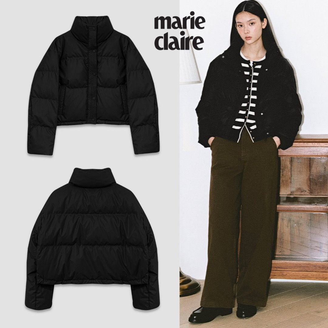[マリクレール] Eco-Leather Down 軽く羽織るのにぴったり