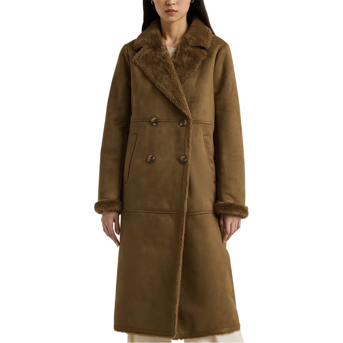 コート Lauren by Ralph Lauren LRL Shrlg Coat Ld44 67382104