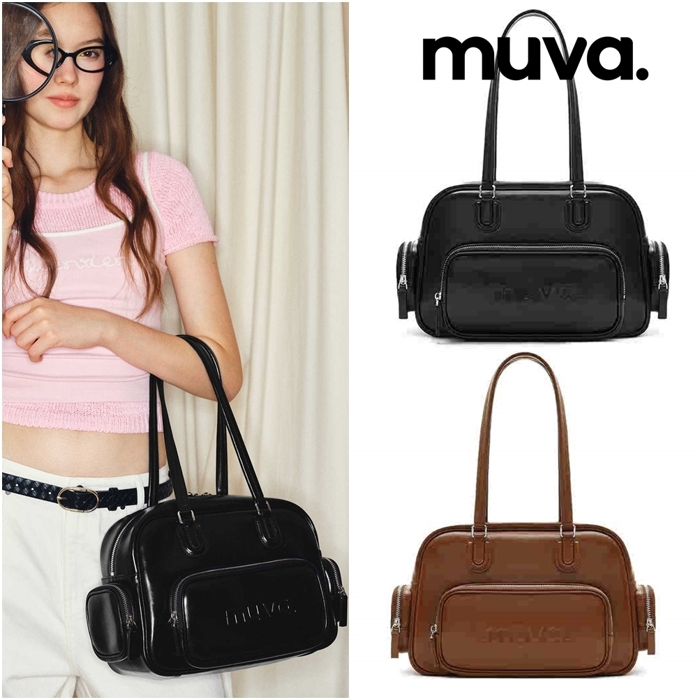 muva■ムーバ 2色 レトロ ショルダーバッグ CL0079