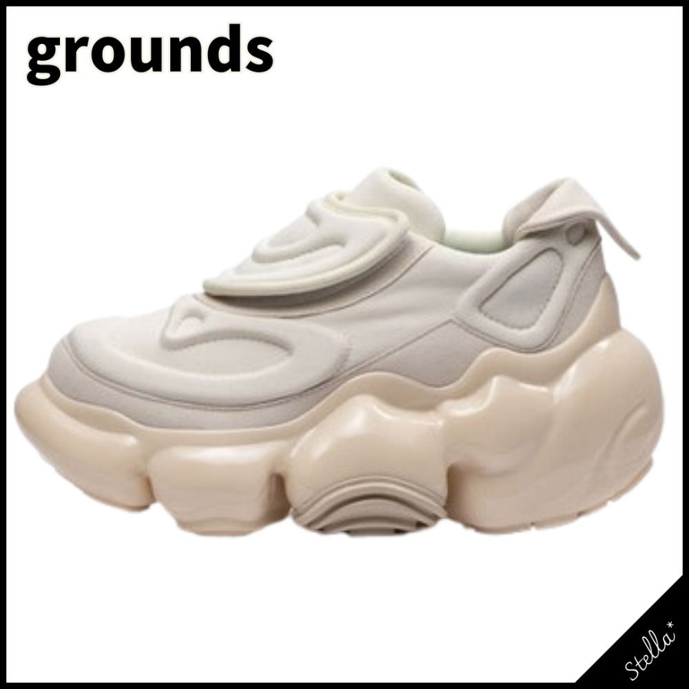 国内発送■grounds■VANILLA / VANILLA SOLID ロゴ スニーカー