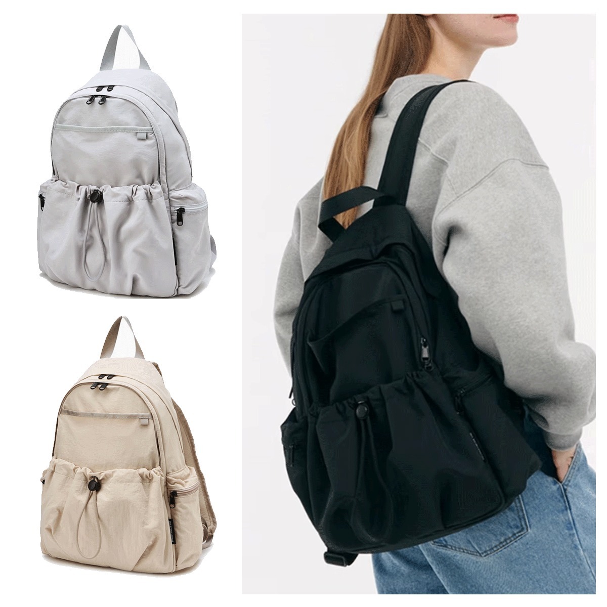 JILLSTUART [JORDAN] STRING NYLON BACKPACK 4BNY426