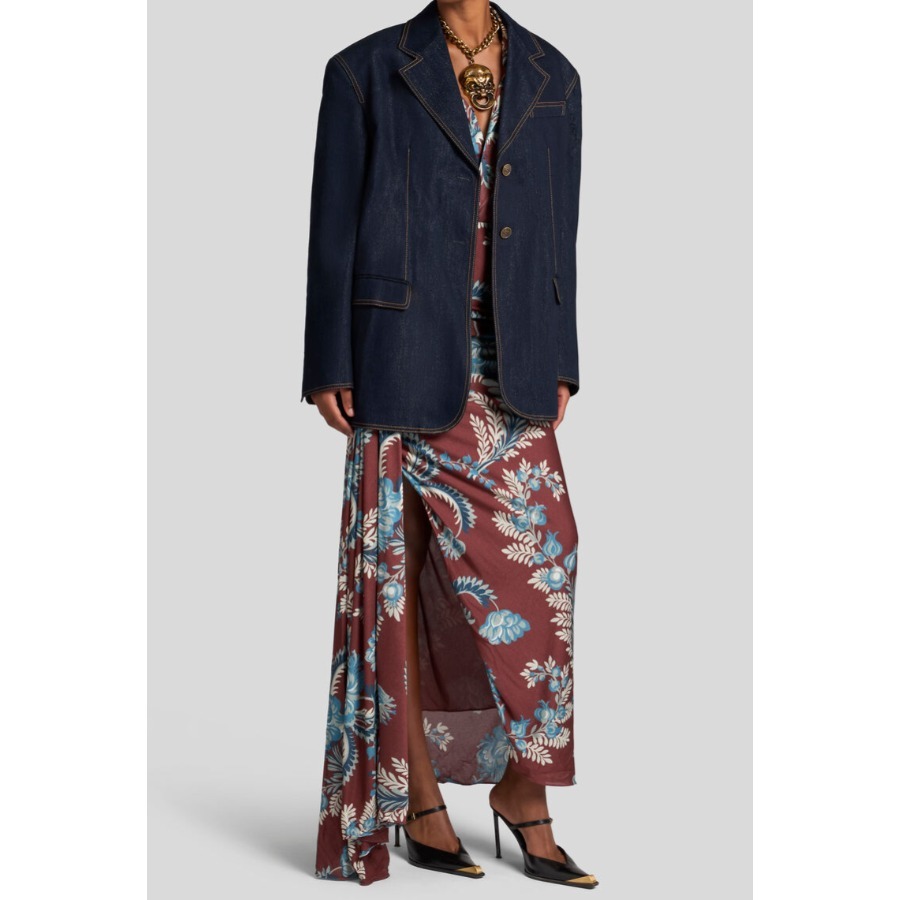 【★完売必至★】ETRO ☆ プリント コットン ミディ スカート ☆完売必至☆】ETRO ☆ プリント スカート