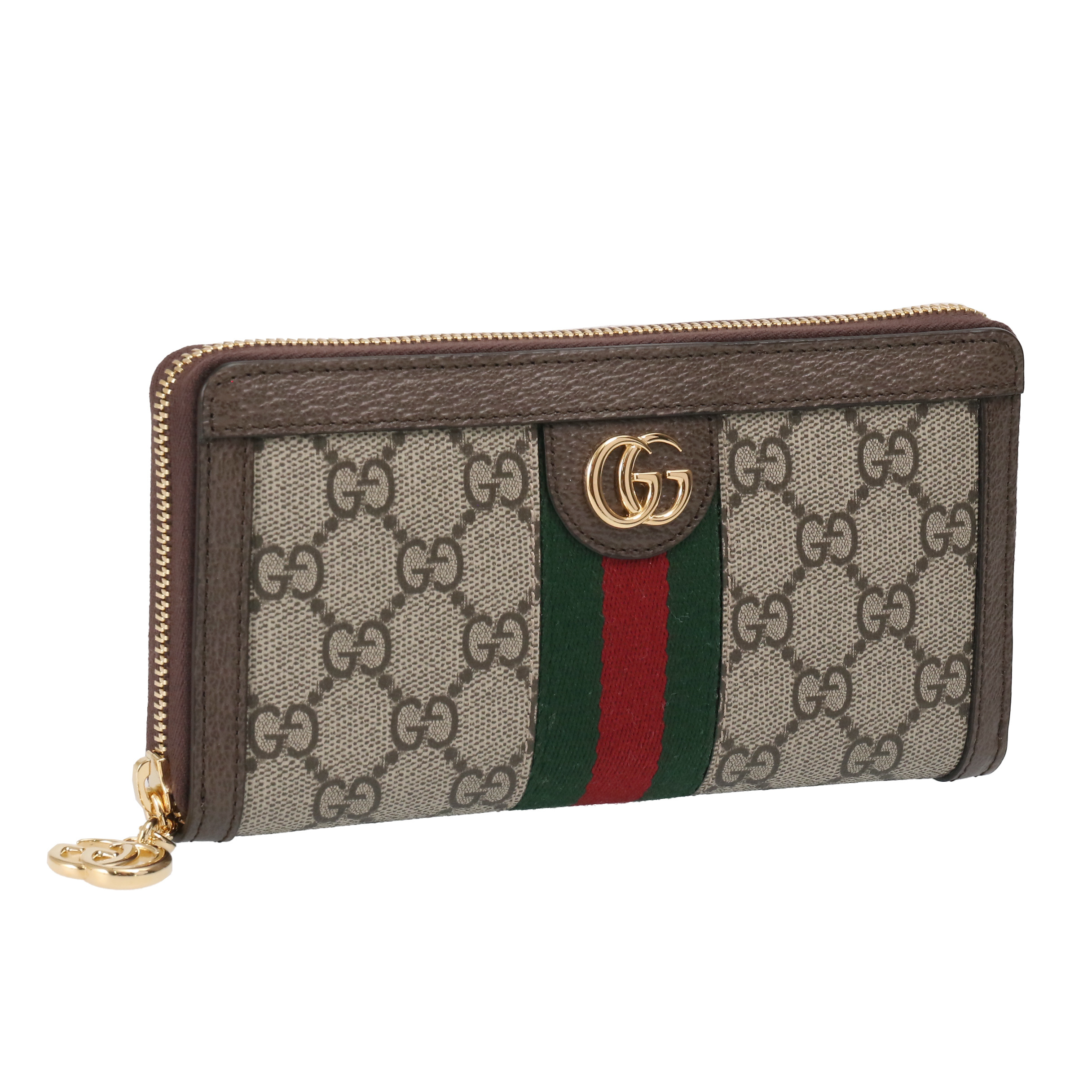【GUCCI(グッチ)オフィディア】長財布(ベージュ×エボニー)
