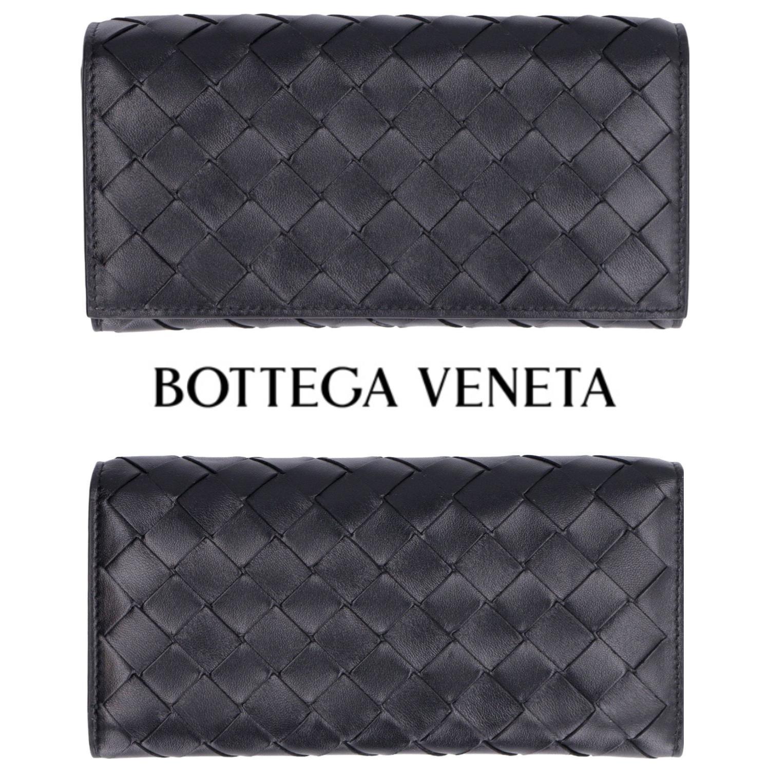 【Bottega Veneta】 Intrecciato フラップ オーバー ウォレット