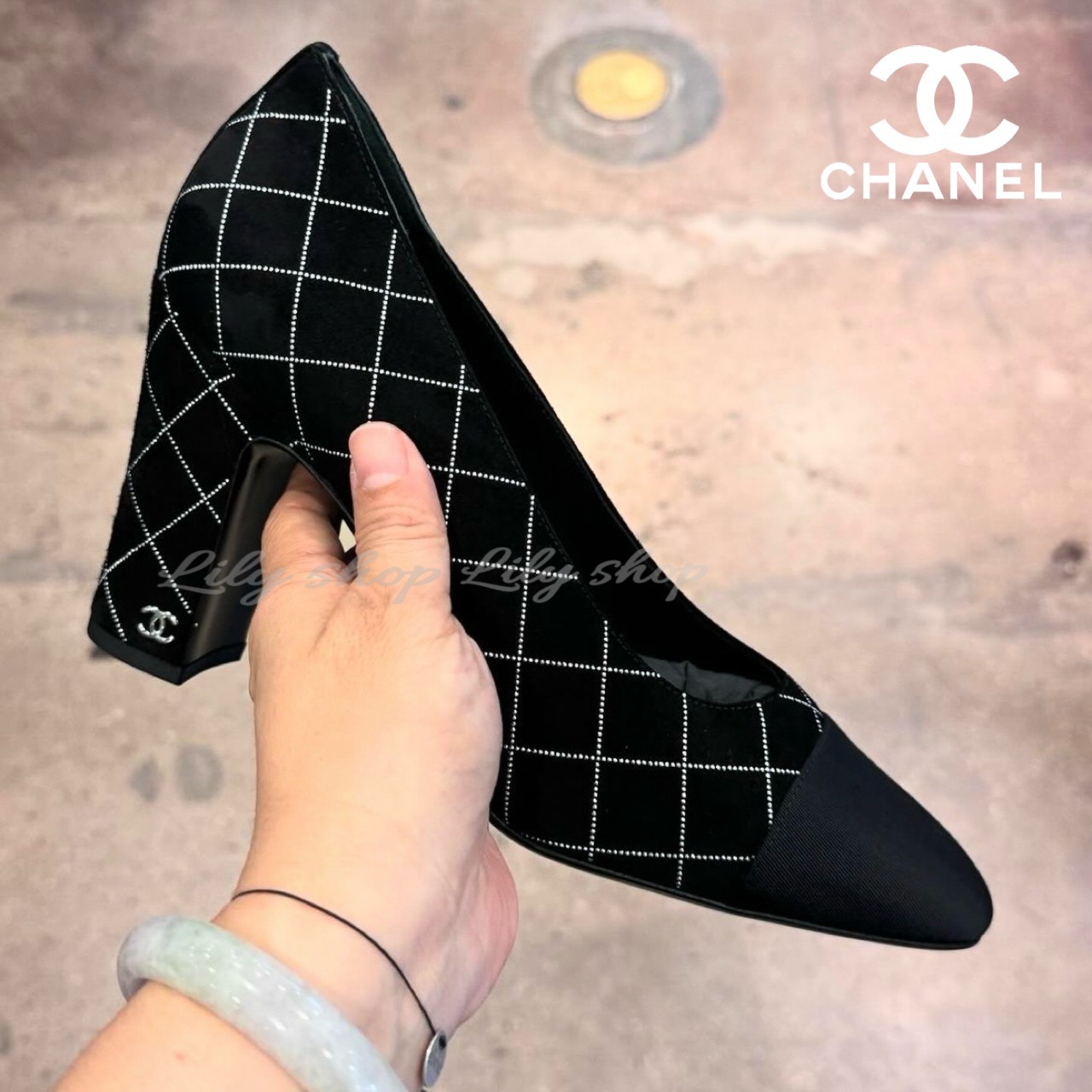 ★お洒落★【CHANEL】パンプス ヒール9cm