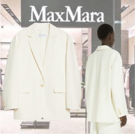 ★MAX MARA★アウトレット★ストレッチオーバーサイズブレザー♪
