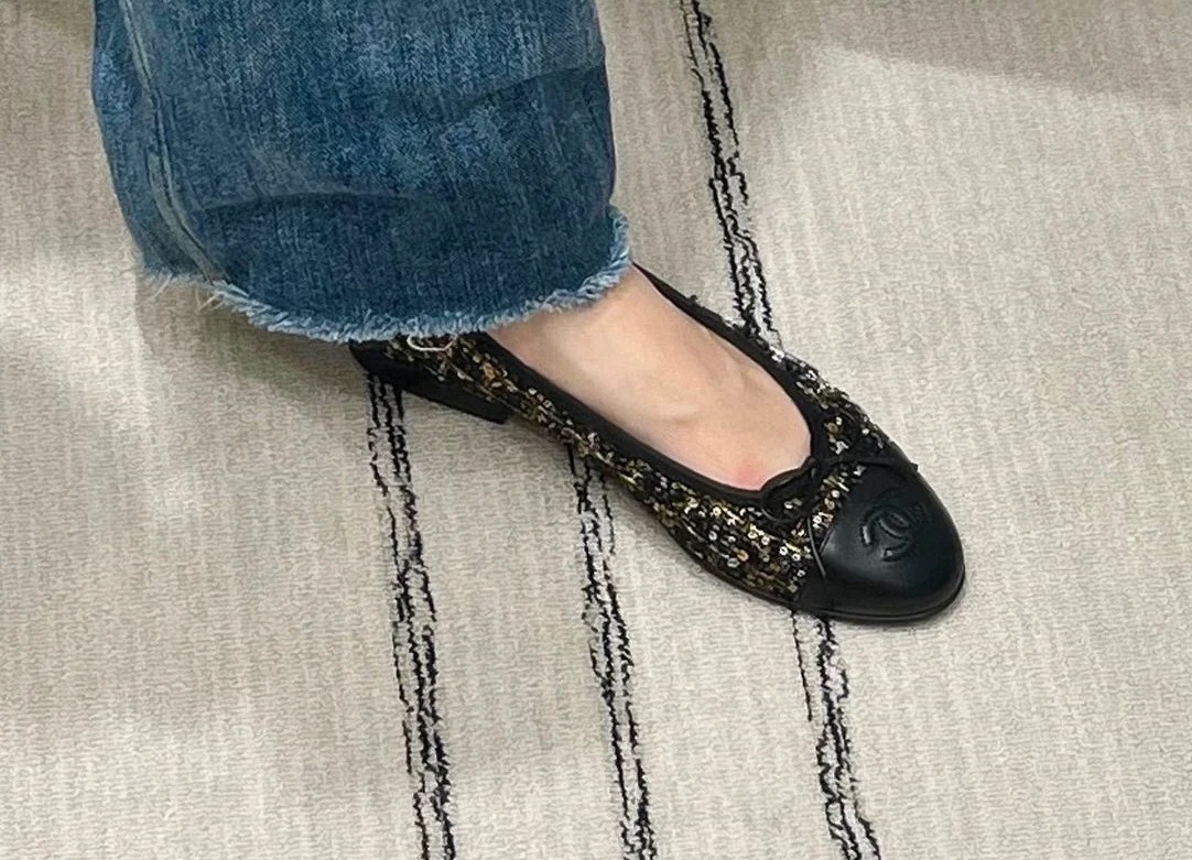 ★上品な足元を演出【 CHANEL 】バレリーナ 上品な足元を演出してくれる♡】CHANEL バレリーナ
