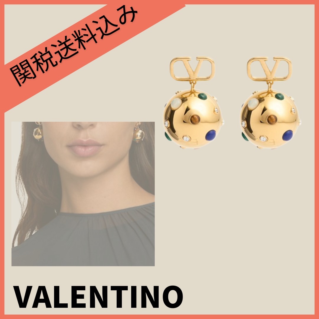 ☆VALENTINO☆VLogo Signature Universe ドロップピアス