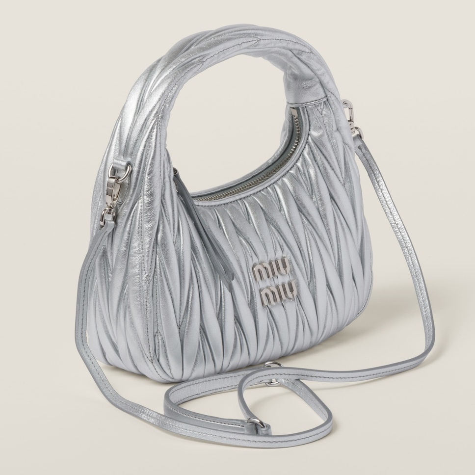 《時間を超えるエレガンス》【miumiu】ワンダー メタル バッグ